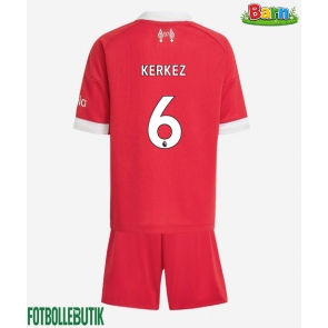 Liverpool Milos Kerkez #6 Hemmaställ Barn 2025-26 Kortärmad (+ Korta byxor)